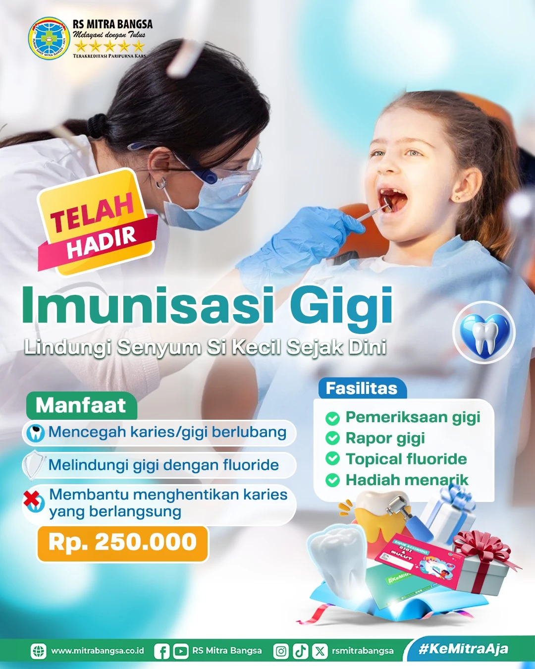 Paket Imunisasi Gigi
